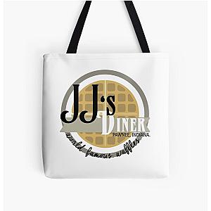 JJ's Diner - Parks and Recreation All Over Print Tote Bag