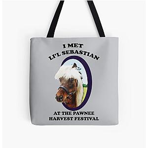 Lil Sebastian - Parks and Rec All Over Print Tote Bag