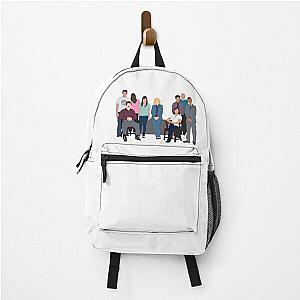 Parks and recreation cast cartoon  Backpack