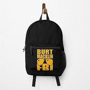 Funny Gift For Parks And Recreation Burt Macklin Fbi - Parks And Recreation Backpack