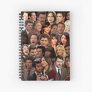 Parks and Recreation Collage Spiral Notebook