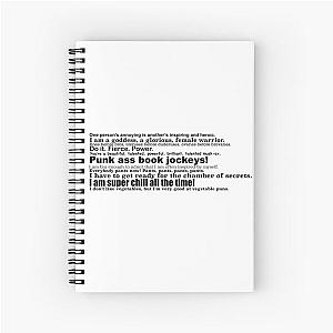 Leslie Knope Parks and Recreation Quotes Spiral Notebook