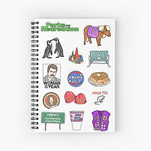 Parks and Recreation Stuff Spiral Notebook