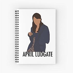 April Ludgate Drawing - Parks and Recreation  Spiral Notebook