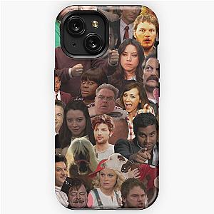 Parks and Recreation Collage iPhone Tough Case