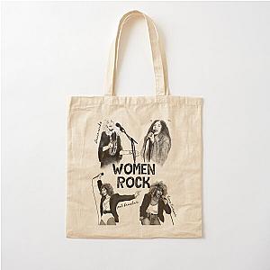 Women Rock - Pat Benatar Cotton Tote Bag