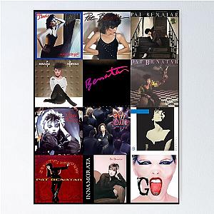 Pat Benatar Album Covers V-Neck Poster