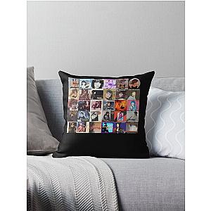 Pat Benatar Singles Covers Throw Pillow