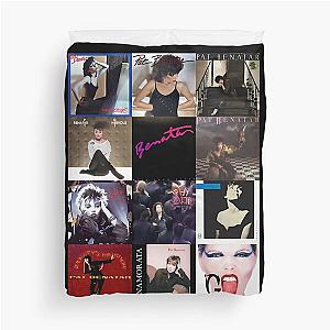 Pat Benatar Album Covers V-Neck Duvet Cover