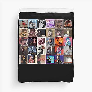 Pat Benatar Singles Covers Duvet Cover