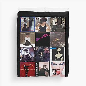 Pat Benatar Album Covers Duvet Cover