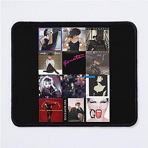 Pat Benatar Album Covers V-Neck Mouse Pad