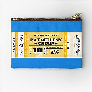 CLASSIC ROCK CONCERT TICKETS - PAT METHENY Zipper Pouch