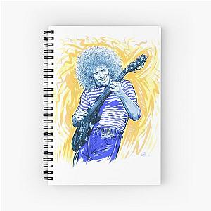 Pat Metheny - An illustration by Paul Cemmick Spiral Notebook