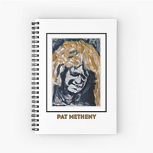 Pat Metheny - "Harmonic Portraits" Art Series by Hristo Vitchev Spiral Notebook