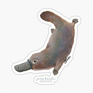 Patricia Platypus Sticker