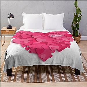 Love Romantic Birthday Gift for Girlfriend Patricia Throw Blanket