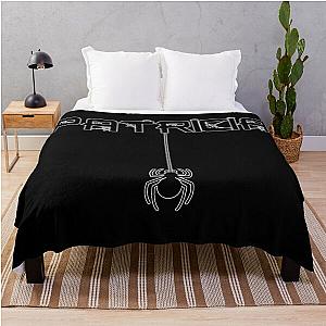 Patricia Woman's funny spider throw blanket.