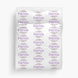 Purple Flower Patricia Name Label Cover