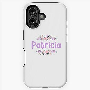 Purple Patricia Name Label Tough Case for iPhone