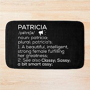 Patricia Name Definition Bath Mat
