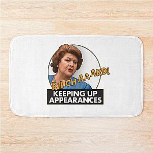 Keeping Up Appearances - Hyacinth Bucket - Patricia Routledge - Richard Bouquet Bath Mat