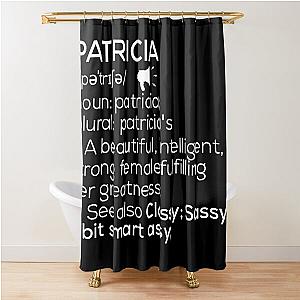 Patricia Name Shower Curtain