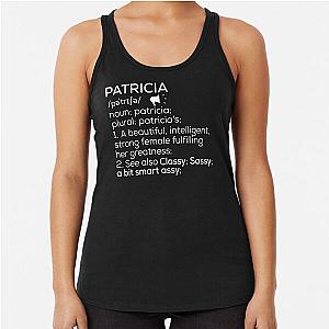Patricia Name Definition Racerback Tank