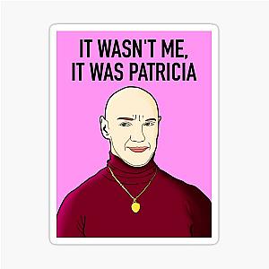 Split Patricia Meme Card Sticker