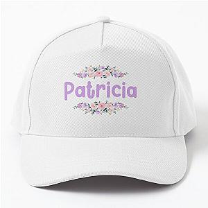 Purple Patricia Black Baseball Cap