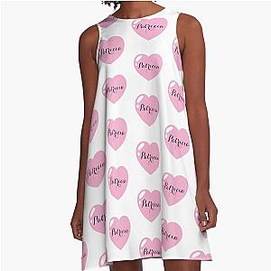 Patricia Pink Heart A-Line Dress