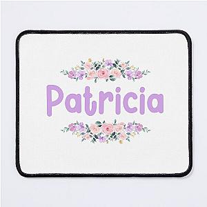 Purple Patricia Name Label Mouse Pad