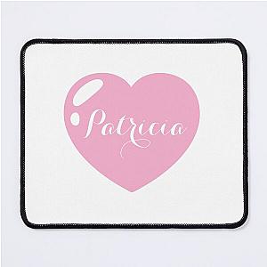 Patricia Name Pink Heart Mouse Pad