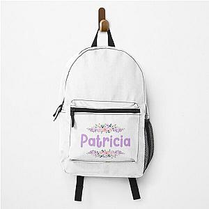 Purple Flower Patricia Label Backpakk