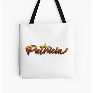 My name is Patricia All print tote bag