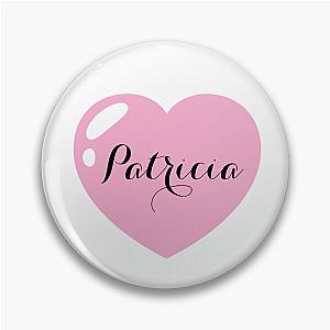 Patricia Name with Pink Heart Pin