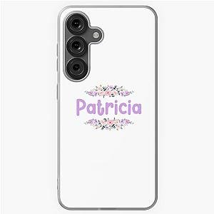 Purple Flower Patricia Name Label Case Samsung Galaxy S Case