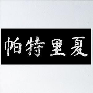 Patricia Chinese Characters Gift Poster
