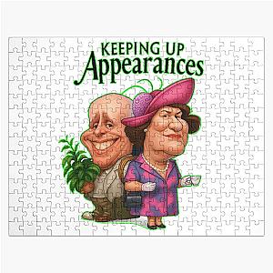 Keeping Up Appearances - Hyacinth Bucket - Patricia Routledge - Richard Bouquet Jigsaw Puzzle