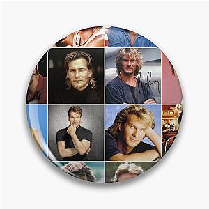 Patrick Swayze Photo Collage Pin