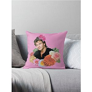 Patrick Swayze collage Throw Pillow