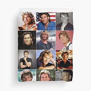 Patrick Swayze Photo Collage Duvet Cover