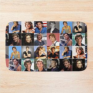 Patrick Swayze Photo Collage Bath Mat