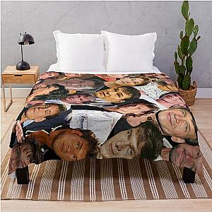 patrick swayze photo collage Throw Blanket