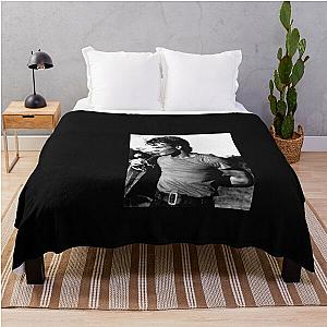 Patrick Swayze Premium T-Shirt Throw Blanket