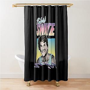 Beautiful Model Masculine Patrick Dancer Swayze Gifts Music Fan Shower Curtain