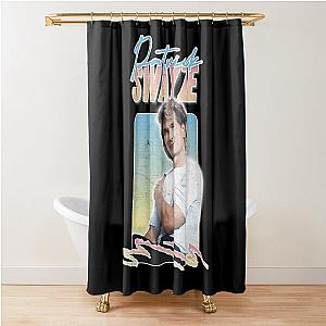 American Patrick Male Singer Swayze  Shower Curtain