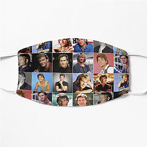 Patrick Swayze Photo Collage Flat Mask