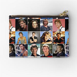 Patrick Swayze Photo Collage Zipper Pouch