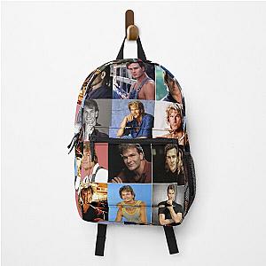 Patrick Swayze Photo Collage Backpack